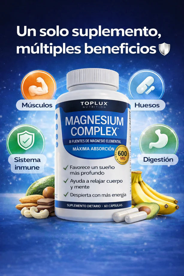Magnesium Complex Premium: El poder de 8 tipos de magnesio en una sola cápsula